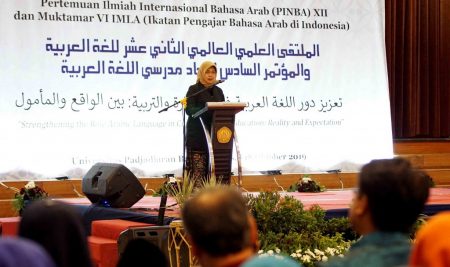 Pertemuan Ilmiah Internasional Bahasa Arab ke-XII” dan Muktamar VI Ikatan Pengajar Bahasa Arab di Indonesia (IMLA)